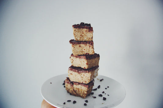 Cacao & Coconut Salted Caramel Slice