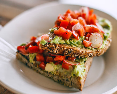 Our Take On Avocado Toast With Peppery Bruschetta