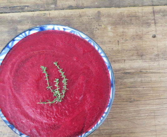 Raw Beetroot and Thyme Soup
