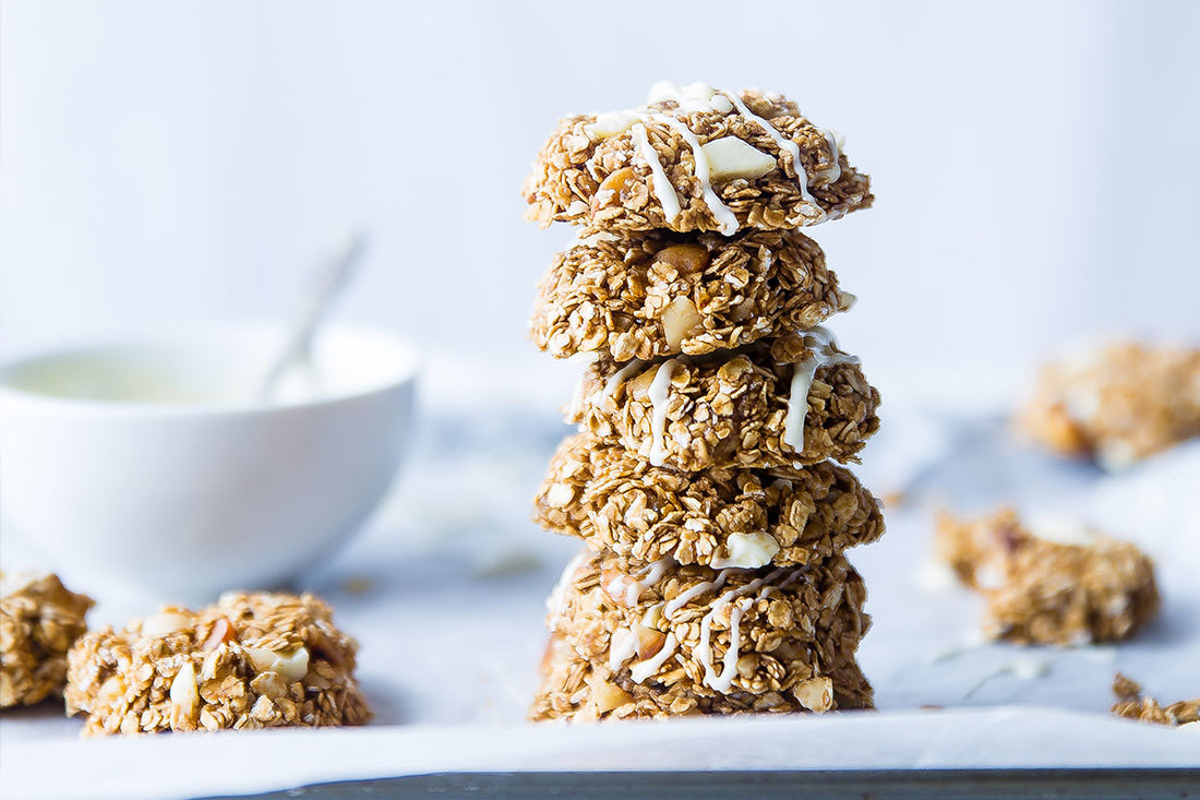 High Protein Almond and Oat Cookies